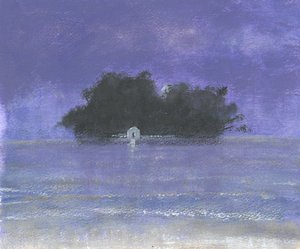 タプラバン（紙にアクリル）